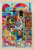 Sir Eduardo Paolozzi (1924-2005) - Bash Pale Blue screenprint in colours, 1971, signed and dated