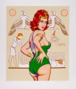 Mel Ramos  (b.1935) - Nile Queen lithograph printed in colours, signed in pencil, numbered 51/199,