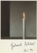 Postcard signed and dated, 105 x 148mm., 19th January 1994.  (Gerhard,  visual artist, b.