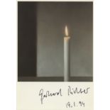 Postcard signed and dated, 105 x 148mm., 19th January 1994.  (Gerhard,  visual artist, b.