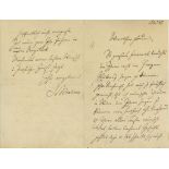 Autograph Letter signed to an unnamed recipient, 4pp. in German, 8vo, n.p  (Johannes,  German