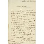 Autograph Letter signed "Madame" to her brother, Cardinal Fesch, 1p  (Maria Letizia Ramolino,