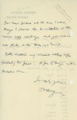 Autograph Letter signed to Eduard Rosenbaum at the London School of Economics  (John Maynard,  Baron