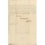 Letter signed "Anne R" to Leopold I Duc de Lorraine  ( Queen of Great Britain and Ireland,   1665-