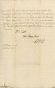 Letter signed "Anne R" to Leopold I Duc de Lorraine  ( Queen of Great Britain and Ireland,   1665-