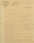 Autograph Letter signed to "Ma chere Yvonne", 2pp., sm (Darius, French composer, 1892-1974)