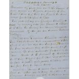 Protestation de François II contre la Russie, autograph manuscript signed, 6pp  (Alexandre,  père,