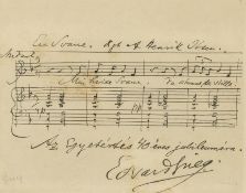 Autograph Letter signed to an unknown recipient, 2pp  (Antonín,  Czech composer,   1841-1904)