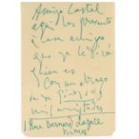 Autograph Letter signed "Paul" to "Mon cher Claude", 3pp  (Paul,  Belgian painter,   1897-1994)