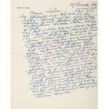 Autograph Letter signed to [Dr. & Mrs. Nunberg], 1½pp. in German, sm  (Sigmund,  founder of
