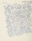 Autograph Letter signed to [Dr. & Mrs. Nunberg], 1½pp. in German, sm  (Sigmund,  founder of