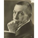 Signed photograph portrait, 245 x 195mm., 27th April 1926.  (Sergei,  composer, pianiast and