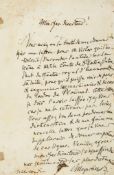 Autograph Letter signed to "Monsieur Directeur", 1p  (Giacomo,  composer,   1791-1864)   Autograph