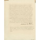 Typed Letter signed to "Muy distinguido colega", 2pp  (Manuel de,  Spanish composer,   1876-