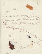 Autograph Letter signed "Magritte" to "Jacques" [Wergifosse], 1p in French  (René,  surrealist