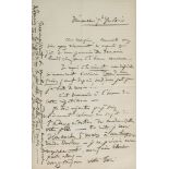 Autograph Letter signed to an unidentified correspondent, 1p  (Jules,  French composer,   1842-1912)