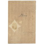 [Licence to Sergeant Mateo Feraçe to travel to Italy on private business], D.s  ( Archduke of