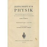 Heisenberg Zeitschrift fur Physik, edited by Karl Scheel, offprint  Heisenberg (Werner)