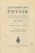 Heisenberg Zeitschrift fur Physik, edited by Karl Scheel, offprint  Heisenberg (Werner)