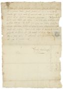 Autograph Letter signed to Paolo Vettori, Captain of the Papal Triremes, 1p  (Niccolò ,