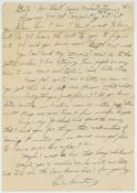 Autograph Letter signed to Milton Mesirow "Mezz Mezzrow", 3pp., sm  (Louis, "Satchmo",  jazz