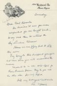 Autograph Letter signed "Lee & Marie" to Carl Haverlin, 1p  (Lee,  inventor  of the Audion vacuum