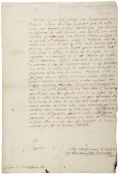 Letter signed to the nobles, burgesses & inhabitants of St. Malo, 1p  (Charles,  duc de Damville,