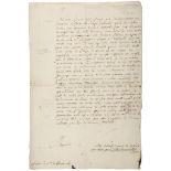 Letter signed to the nobles, burgesses & inhabitants of St. Malo, 1p  (Charles,  duc de Damville,