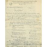 Long Autograph Letter signed to Schott Music publisher's, of Mainz, 3½pp  ( Béla,   composer and
