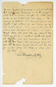 Autograph Letter signed to Henry Fothergill Chorley, Belgrave Square, London  (Felix,  composer,
