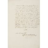 Letter signed to L«be de Montesquiou, 1p  ( King of France,   1755-1824)   Letter signed to L«be