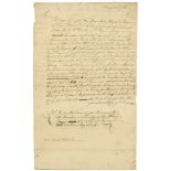 Copy letter to Alexander Willock, 1p., folio, 21st March 1766,  Copy letter to Alexander Willock,