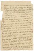 Letter signed "Catrina" to Monsieur de Fourquevalux, 1p  ( Queen of France,   1519-89)   Letter