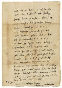 Autograph Letter signed to Philip, Landgrave of Hesse, 3pp  (Philipp,  born Philipp Schwartzerdt,