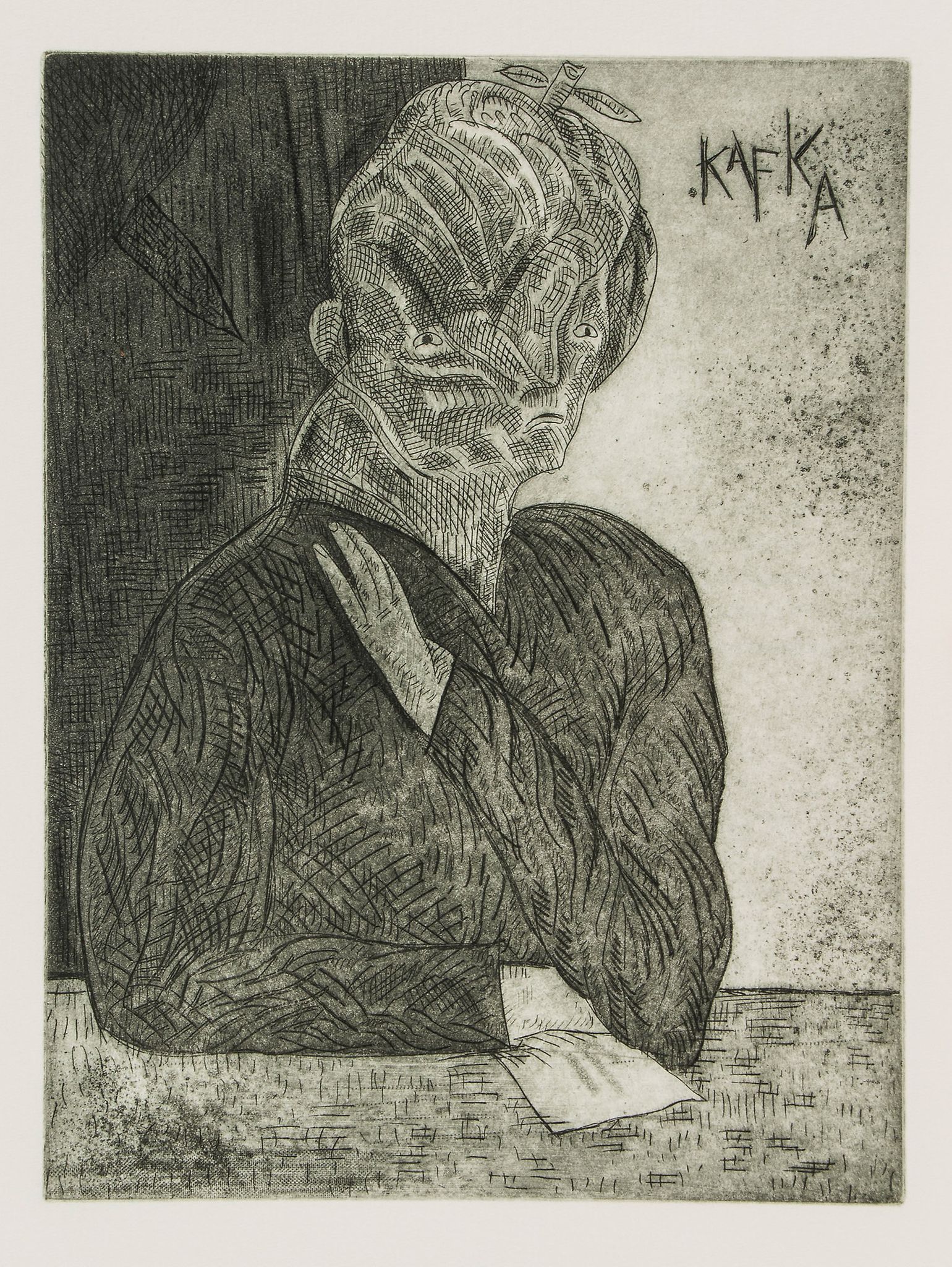 Kafka (Franz) - Metamorphosis,  etchings by José Luis Cuevas, original morocco-backed boards,   1984