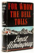 Hemingway (Ernest) - For Whom the Bells Tolls,  first edition, first printing,  original cloth, some