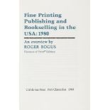 Bogus". Fine Printing Publishing and Bookselling in the USA: 1980  Bogus".   Fine Printing