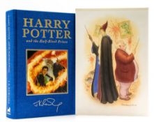 Rowling (J.K.) - Harry Potter and the Half Blood Prince,  first deluxe edition, signed by the