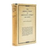 Keynes (John Maynard) - The General Theory of Employment, Interest and Money,  first edition,