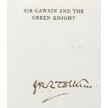 Tolkien (J.R.R.) - Sir Gawain and the Green Knight,  second edition, paperback issue  ,   signed