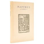 Imberdis (J.) - Papyrus or the Craft of Paper,  number 66 of 113 copies,     this copy inscribed