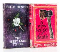 Rendell (Ruth) - The Best Man to Die, jacket with minor chips to head of spine, light rubbing to
