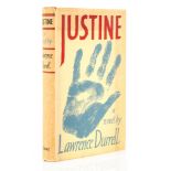 Durrell (Lawrence) - Justine,  first edition,  original cloth, dust-jacket, browned at spine and
