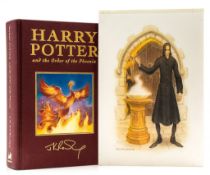 Rowling (J.K.) - Harry Potter and the Order of the Phoenix,  first deluxe edition, signed by the