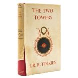 Tolkien (J.R.R.) - The Two Towers, first edition, first impression , folding map printed in red &