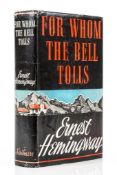 Hemingway (Ernest) - For Whom the Bell Tolls,  first edition,  pastedowns browned, original cloth,