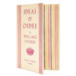 Stevens (Wallace) - Ideas of Order,  first trade edition  ,   title printed in red  &  black,