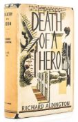 Aldington (Richard) - Death of a Hero,  first edition  ,   original cloth, dust-jacket designed by