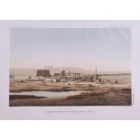 A mixed group of prints of Egypt, views of classical and modern Egypt, temple ruins, street scenes