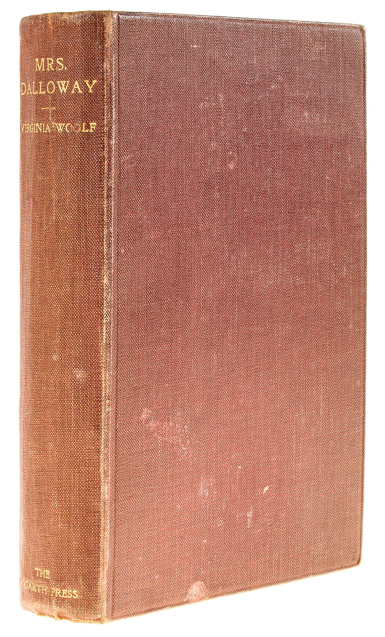 Woolf (Virginia) - Mrs. Dalloway,  light spotting, original cloth, rubbed, a few small stains, spine